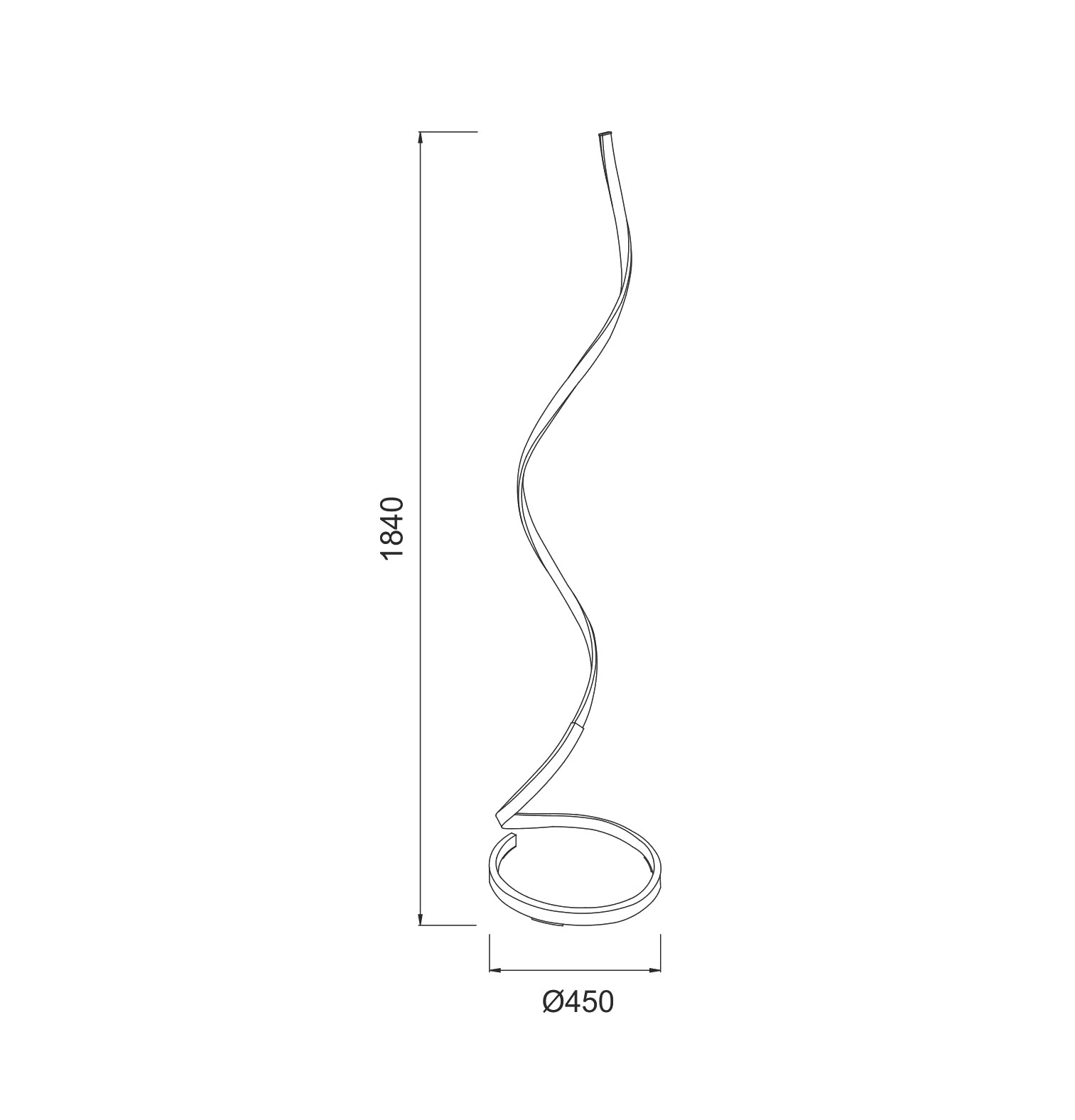 Nur Brown Oxide XL Floor Lamps Mantra Designer Floor Lamps 